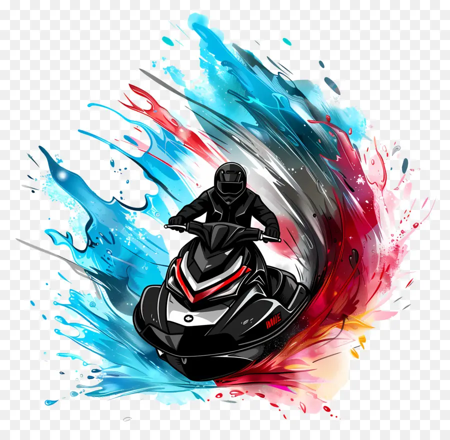 Jet Ski，Eau PNG