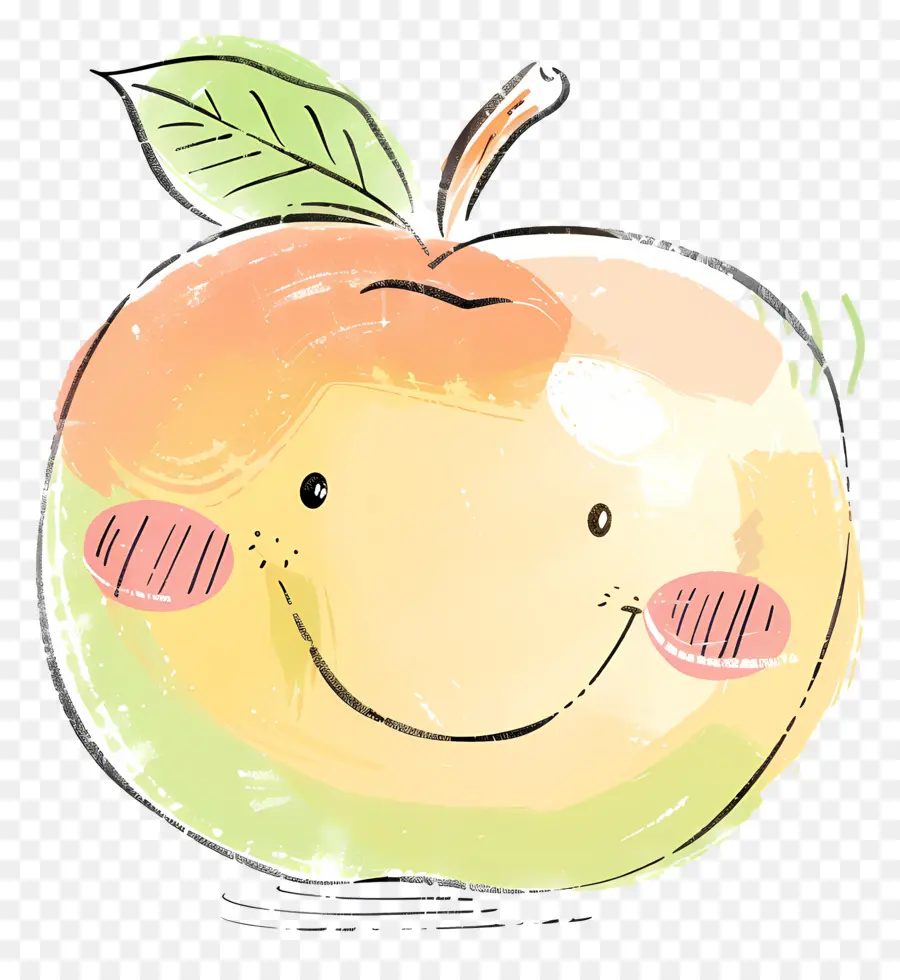 Mignon Apple，Dessin Animé Apple PNG