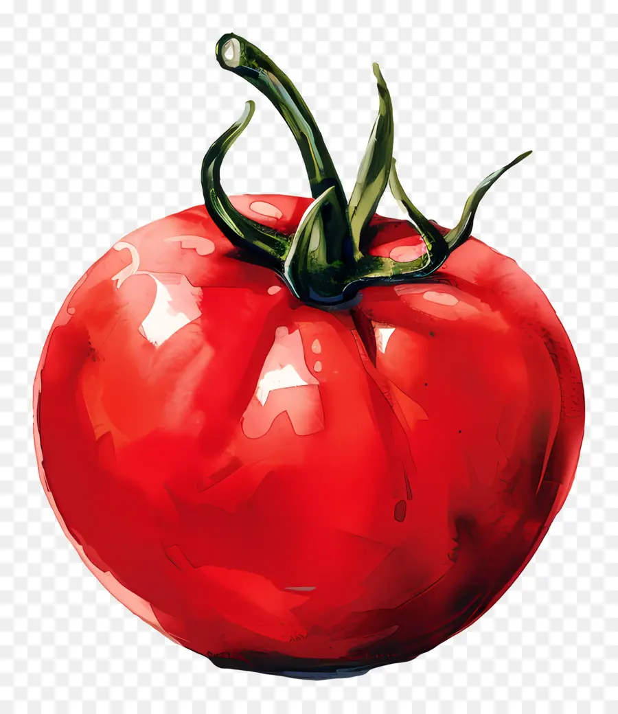 Tomate，Peinture à L'aquarelle PNG