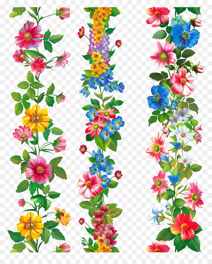 Chaînes De Fleurs，Guirlandes De Fleurs PNG