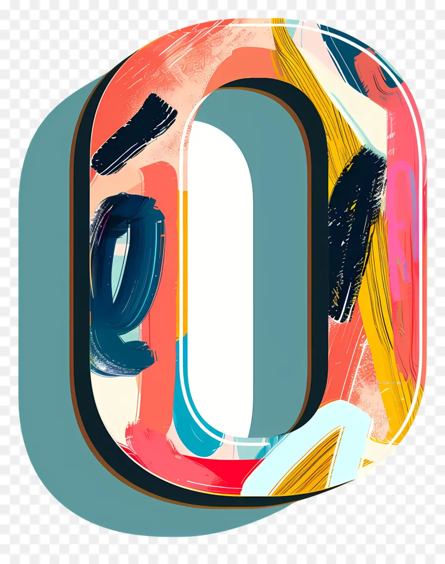 Le Numéro 0，L'art Abstrait PNG