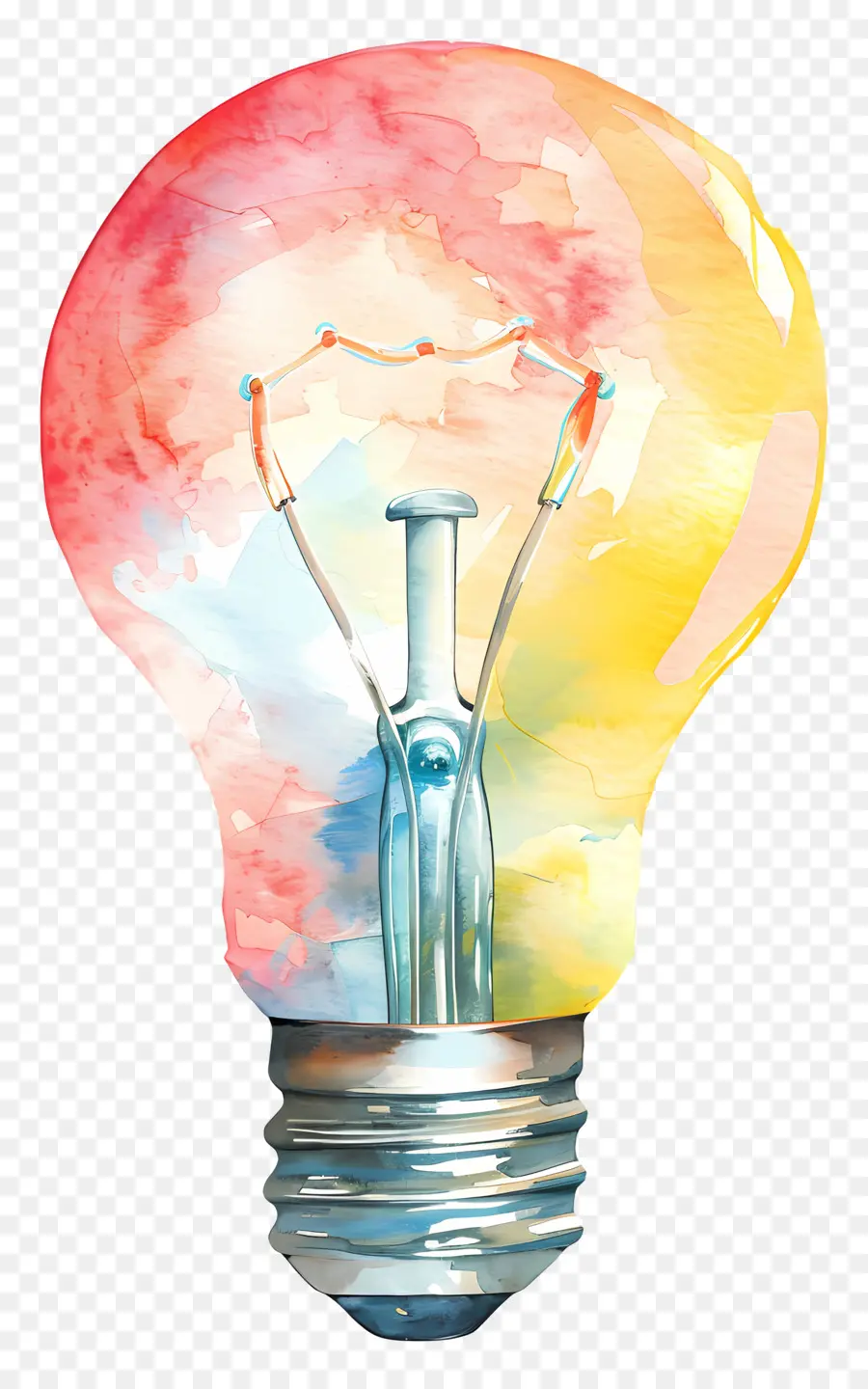 Ampoule，Peinture à L'aquarelle PNG