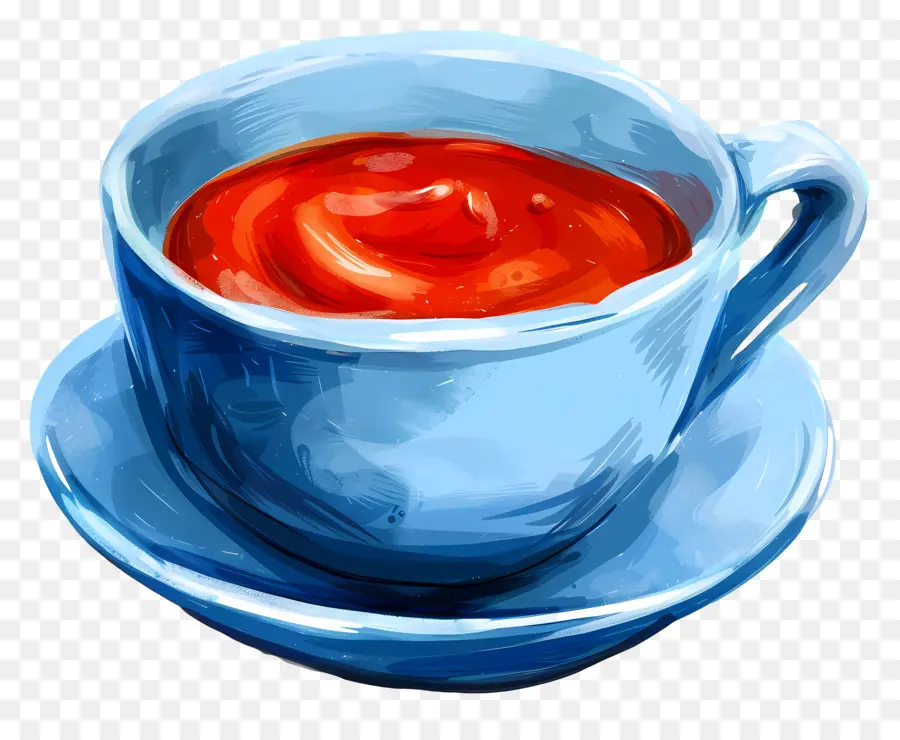 Ketchup，Tasse Bleue PNG