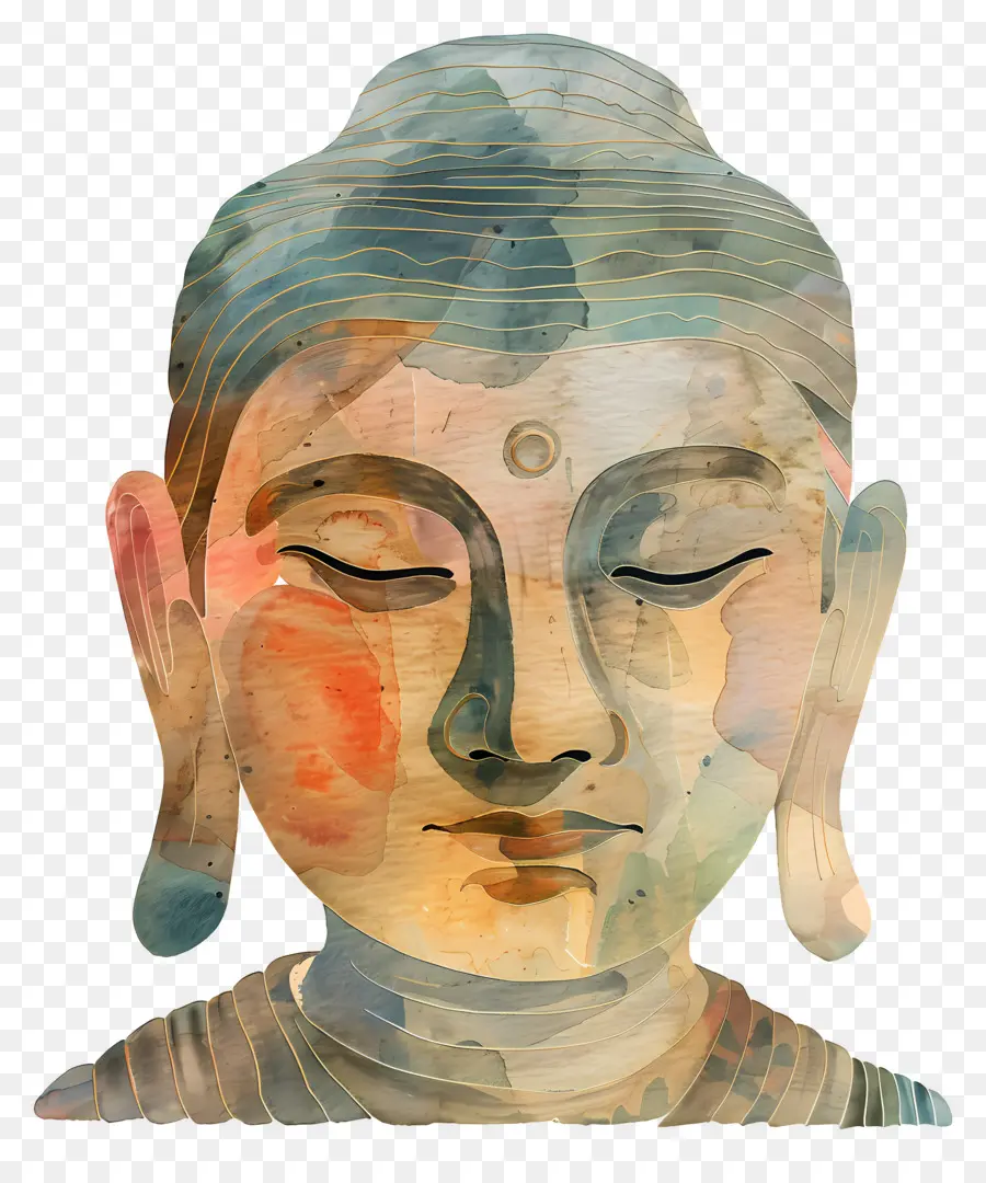 Portrait De Bouddha，Statue De Bouddha PNG