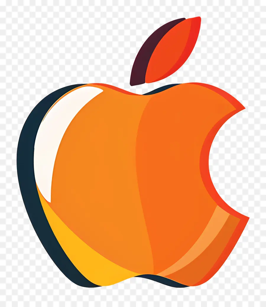 Logo Apple，Pomme Orange PNG