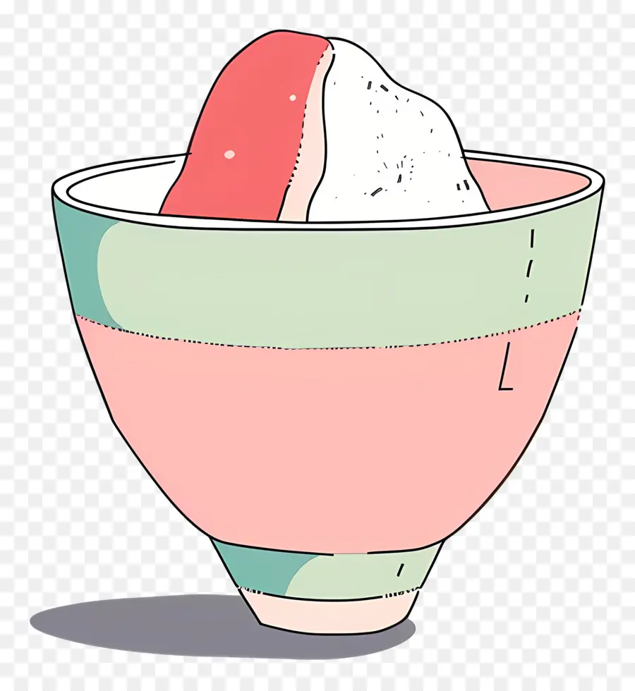 Un Bol De Crème Glacée，Crème Glacée PNG