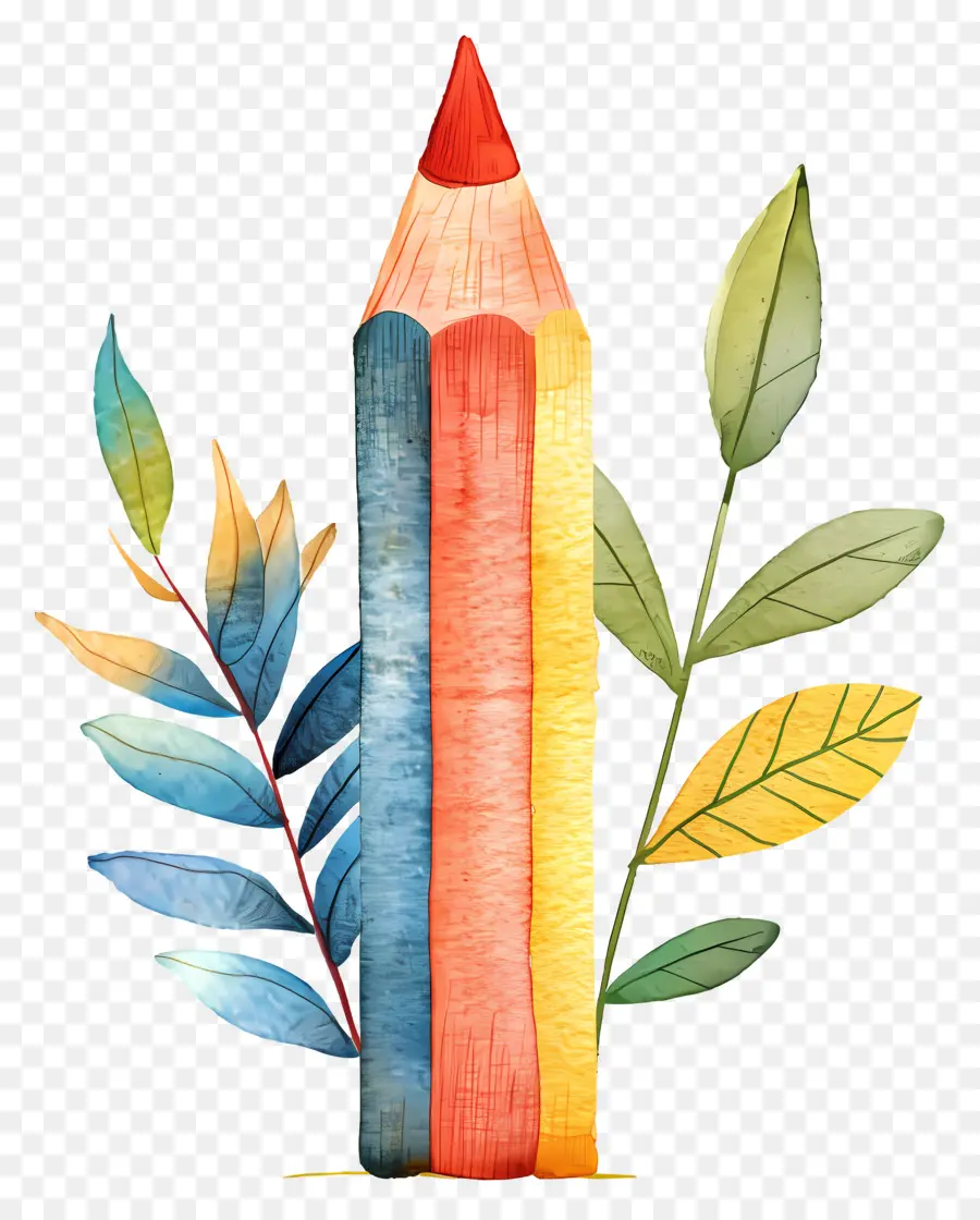 Dessin Animé Crayon，Coloré Crayon PNG