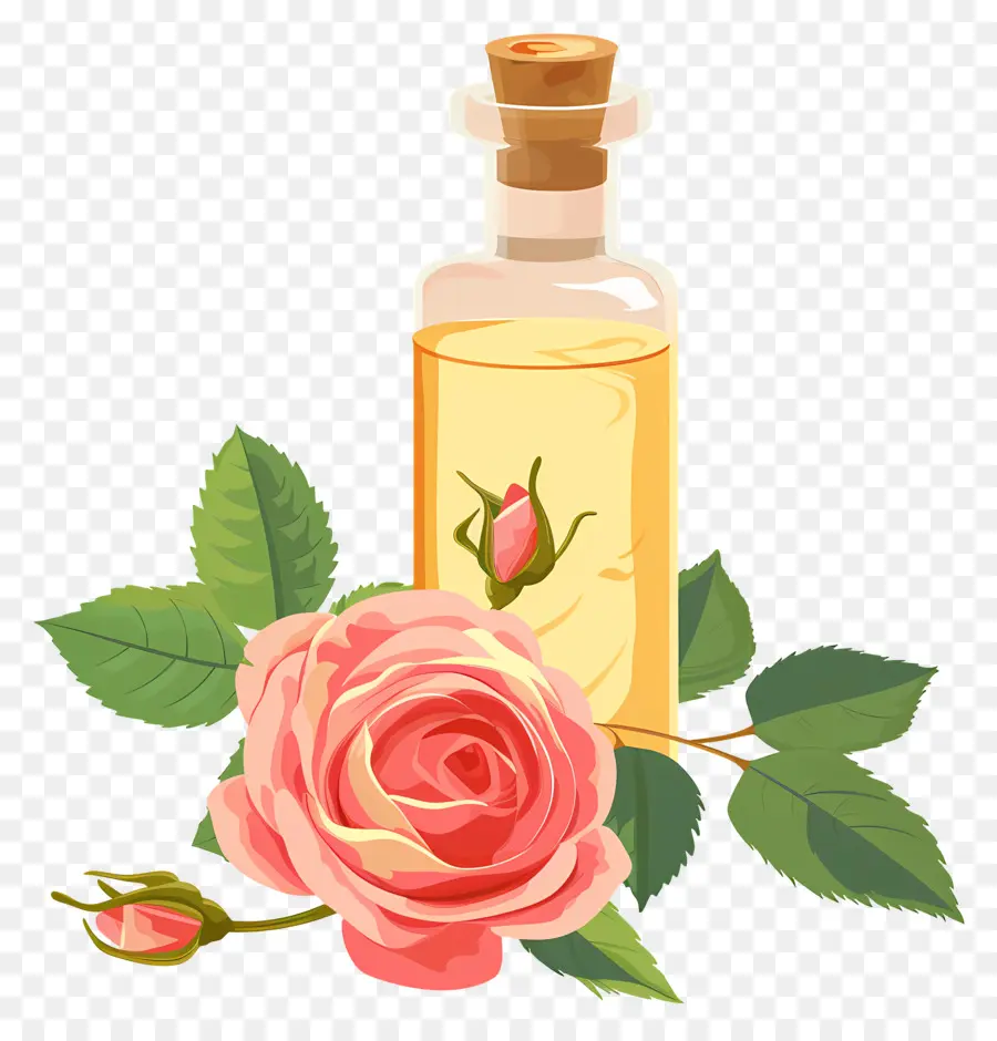 Huile De Rose，Bouteille PNG