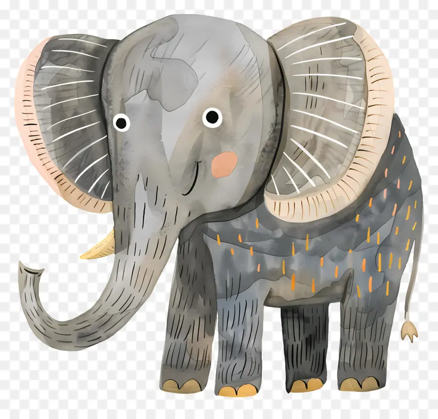 Éléphant De Dessin Animé，Éléphant Mignon PNG