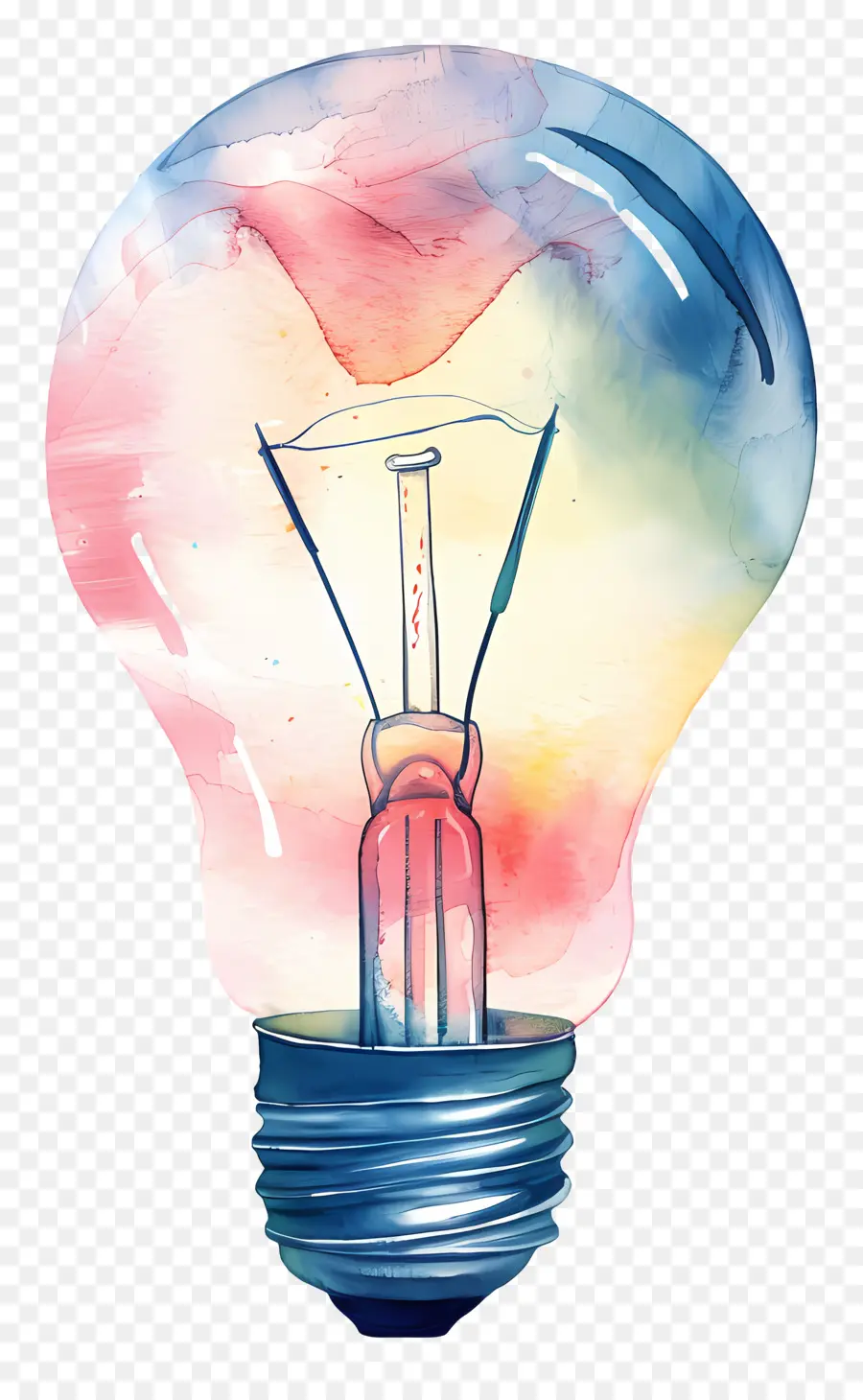 Ampoule，Peinture à L'aquarelle PNG