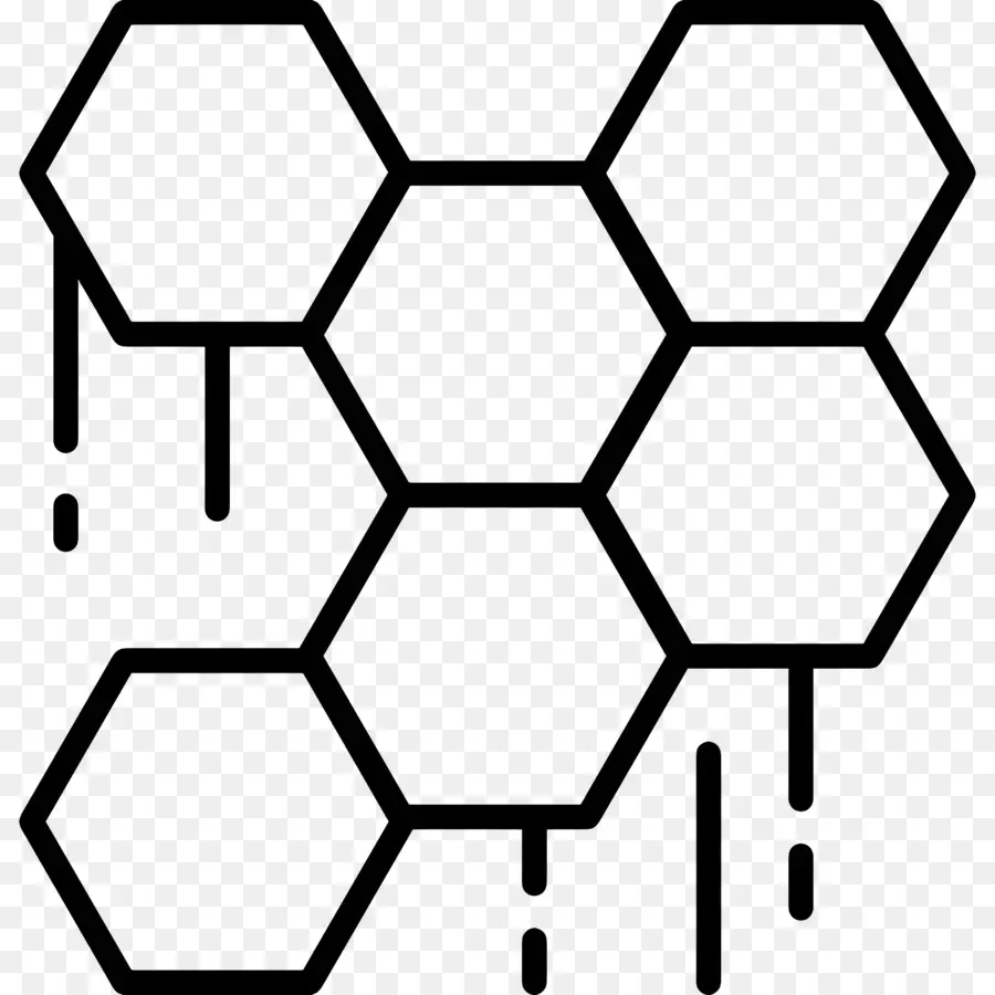 Nid D'abeille，Modèle Hexagonal PNG