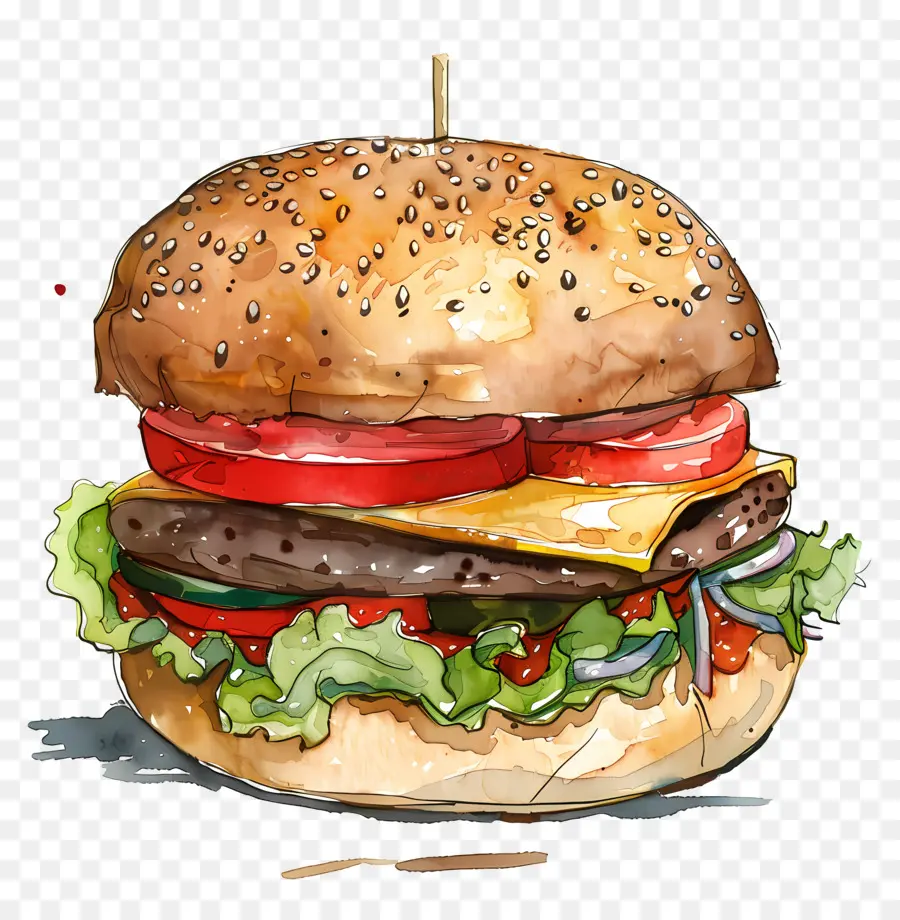 Hamburger，Cheeseburger PNG