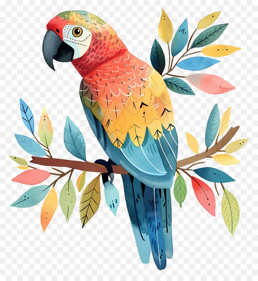 Perroquet，Multicolore PNG