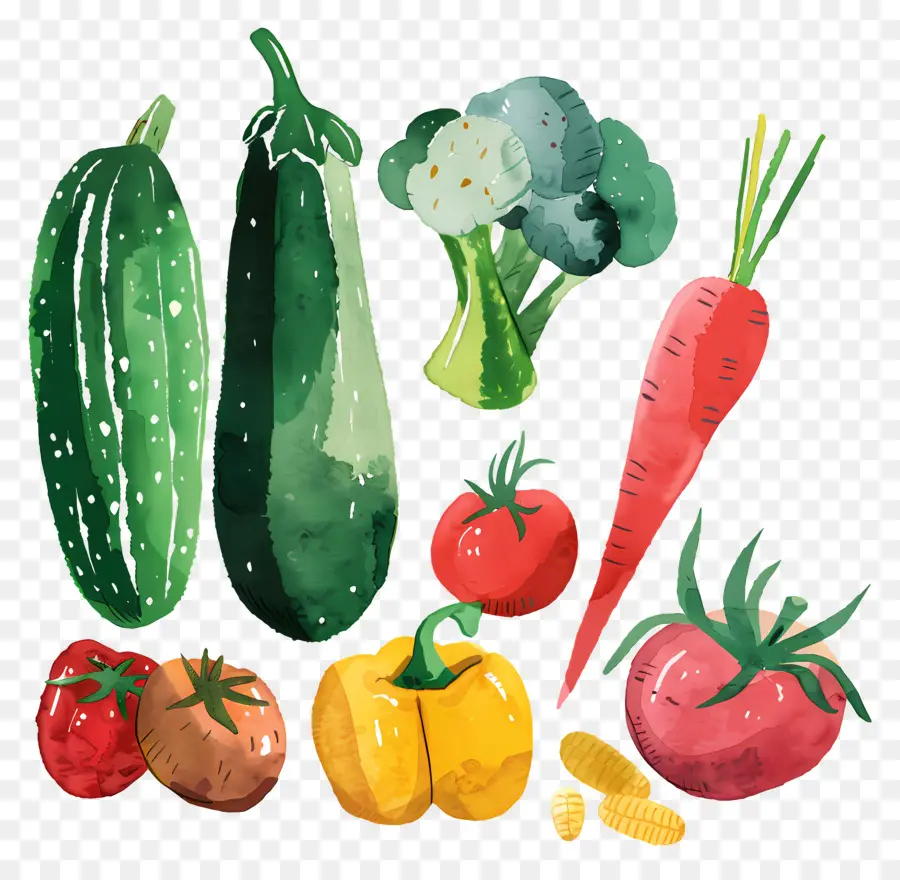 Légumes，Les Concombres PNG