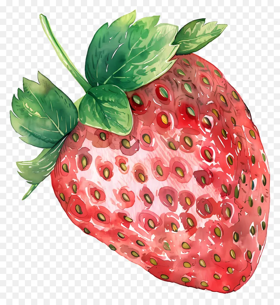 Fraise，Fraise Peinture PNG