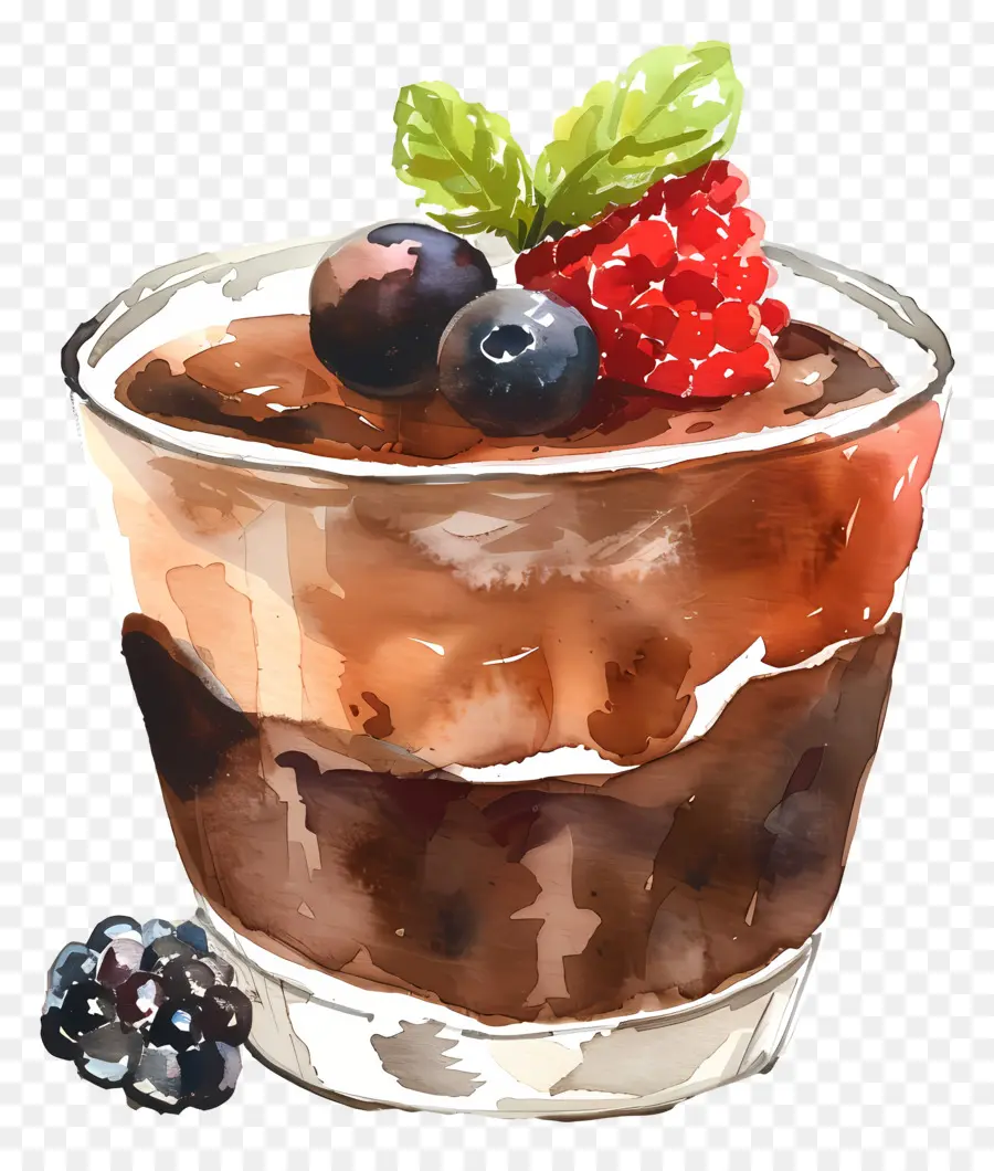 Pudding Au Chocolat，Dessert PNG