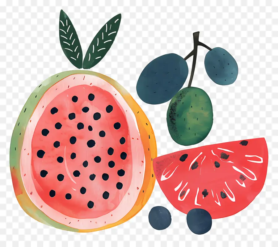 Fruits，Pastèque PNG