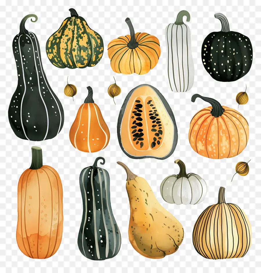 La Courge，Les Gourdes PNG