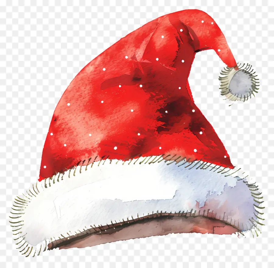 Chapeau De Santa，Un Chapeau De Père Noël PNG