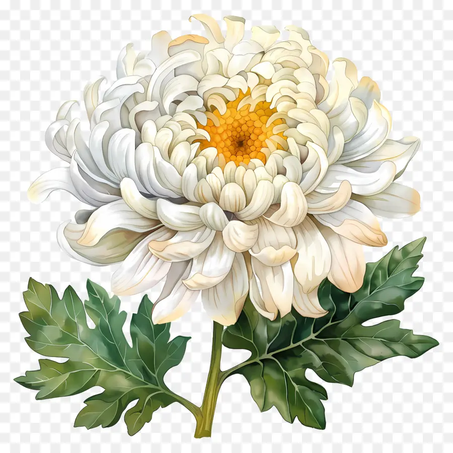 Chrysanthème，Blanc, Chrysanthème PNG