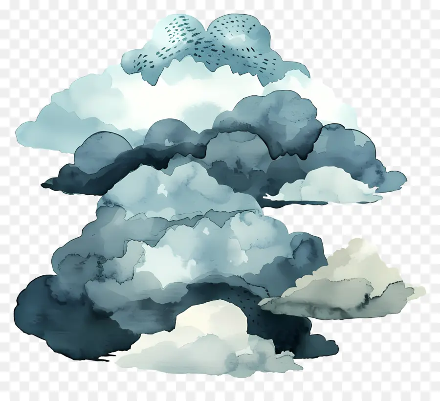 Nuage，Nuages ​​colorés PNG