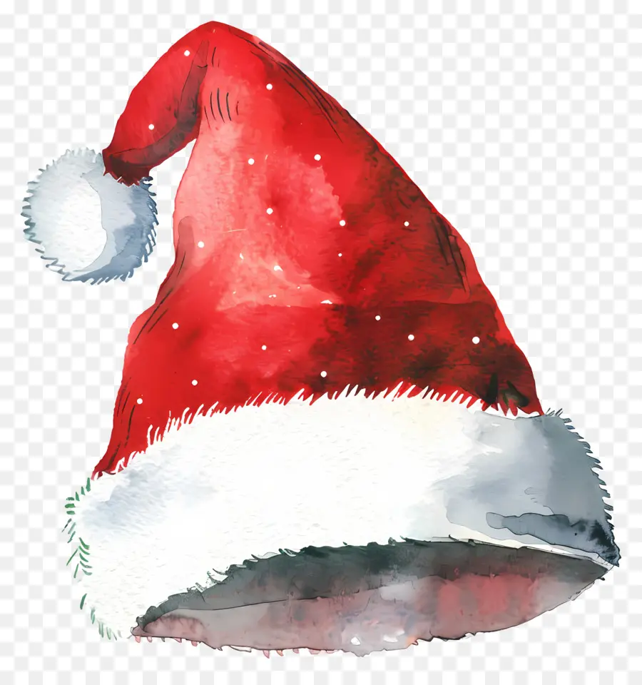 Chapeau De Santa，Un Chapeau De Père Noël PNG