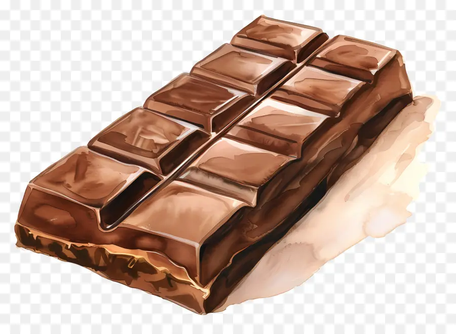 Barre De Chocolat，Doux PNG