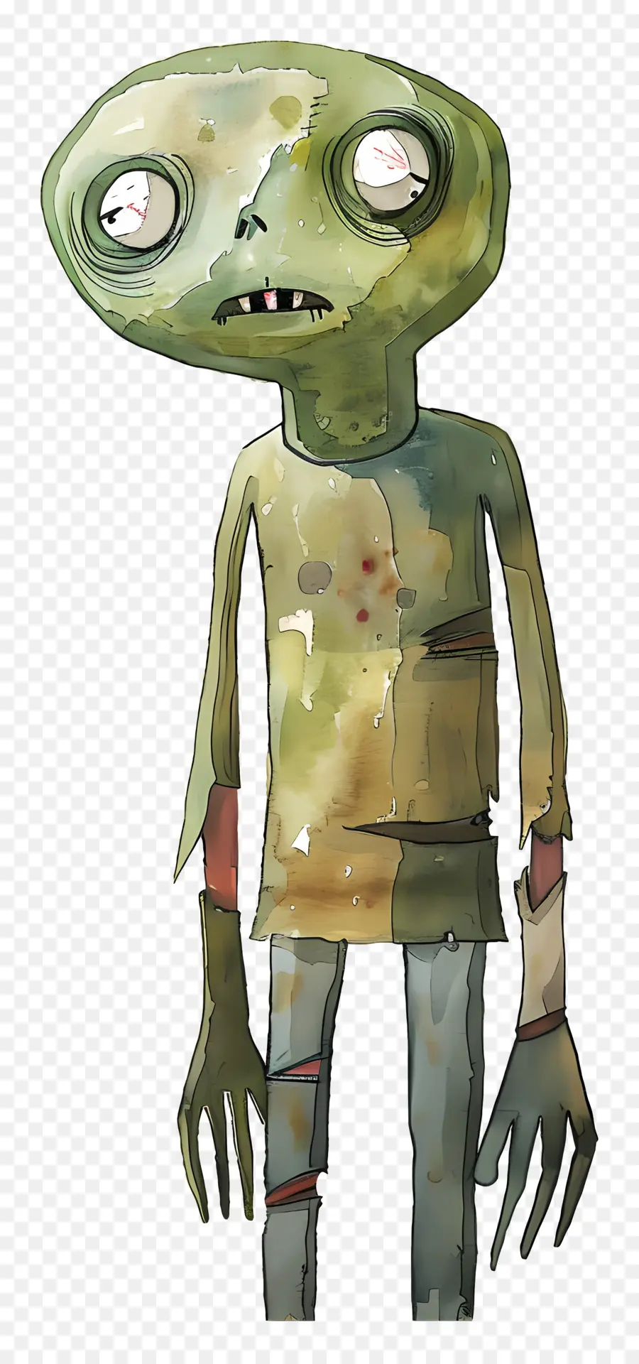 Zombie，Dessin Animé PNG