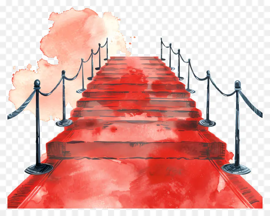 Tapis Rouge，Escaliers PNG