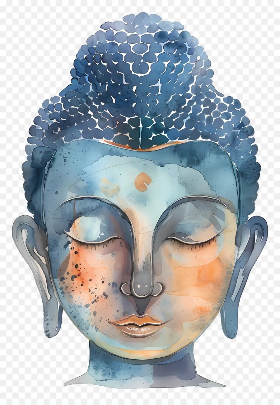 Portrait De Bouddha，La Méditation PNG