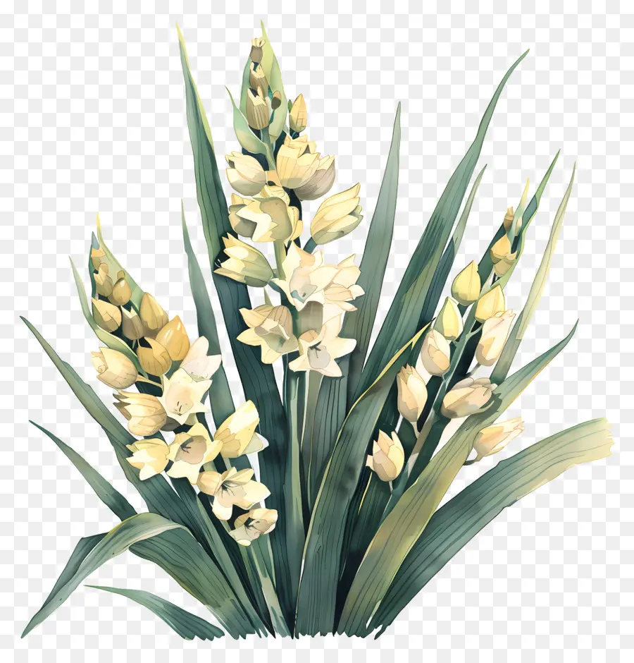 Yucca，Fleurs Blanches PNG