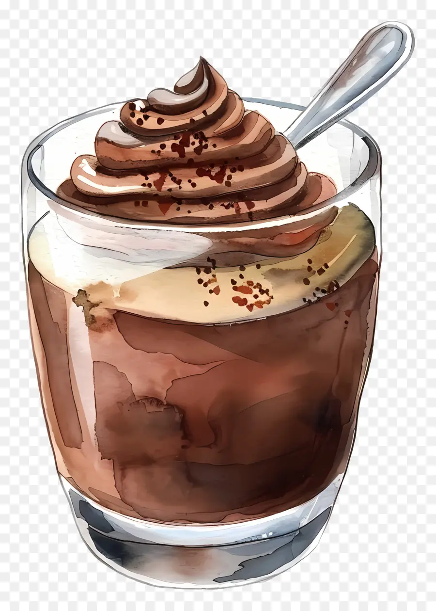 Mousse Au Chocolat，Dessert Au Chocolat PNG