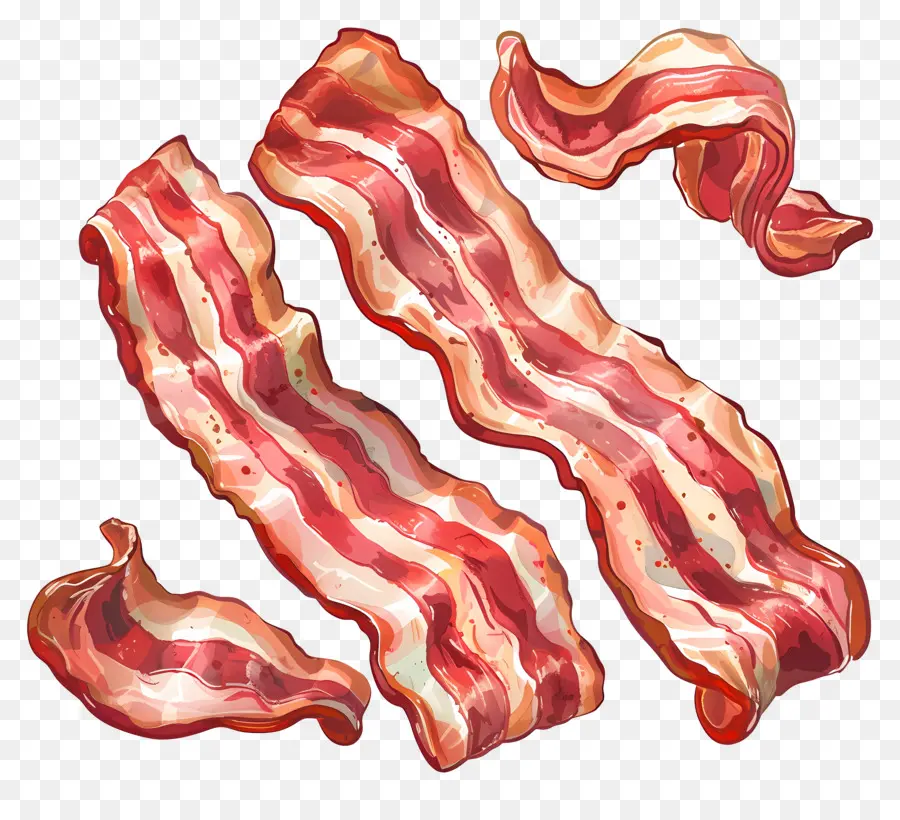 Bacon，Des Tranches De Bacon PNG