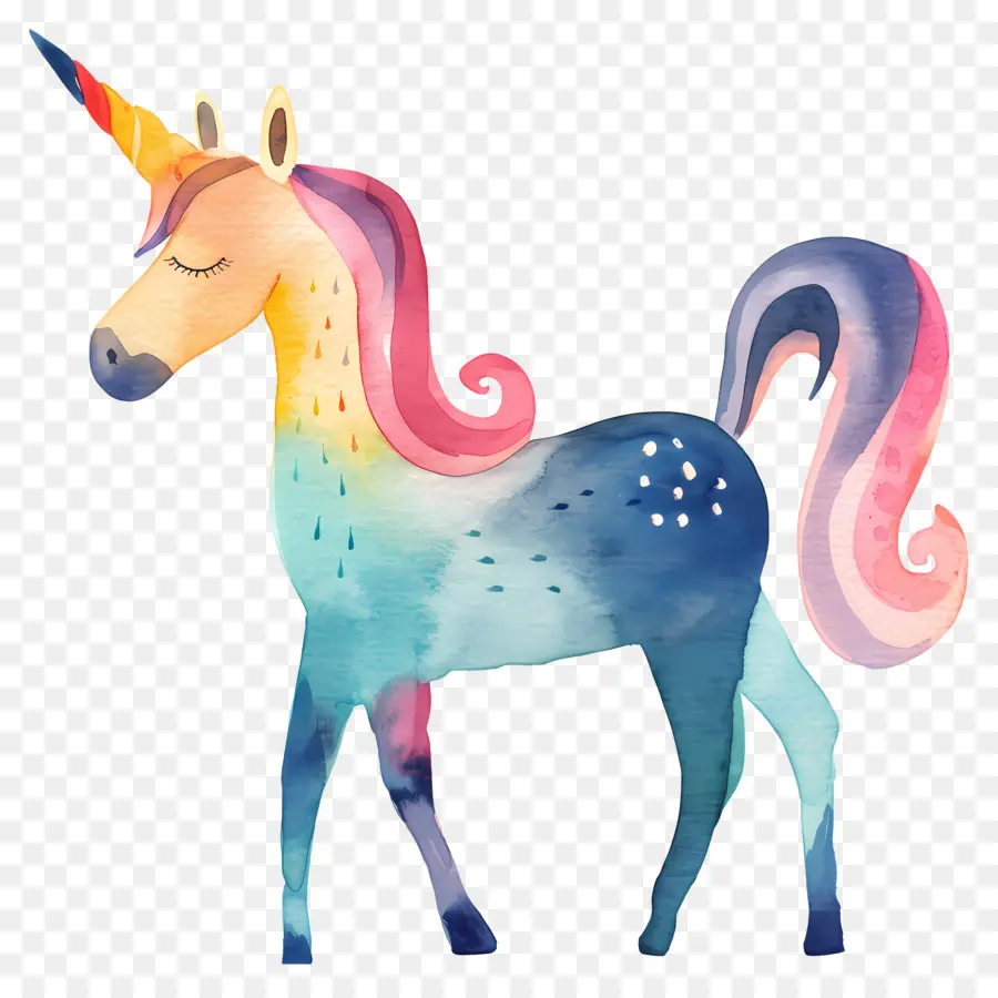 Licorne，Arc En Ciel PNG