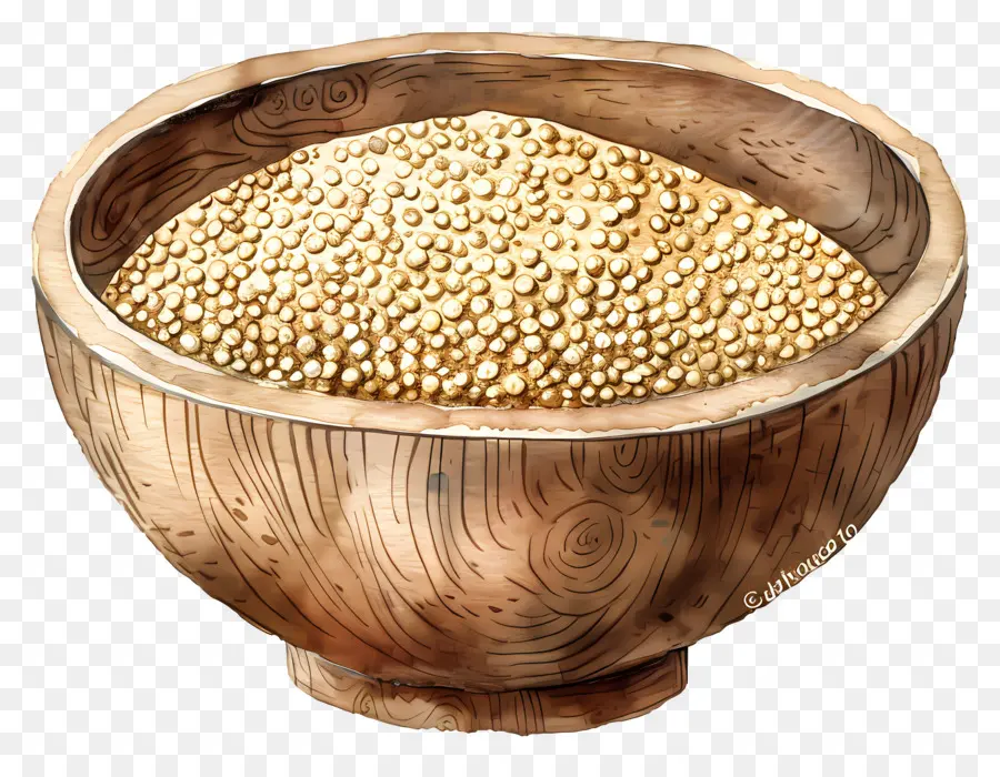 Le Quinoa，Riz Brun PNG