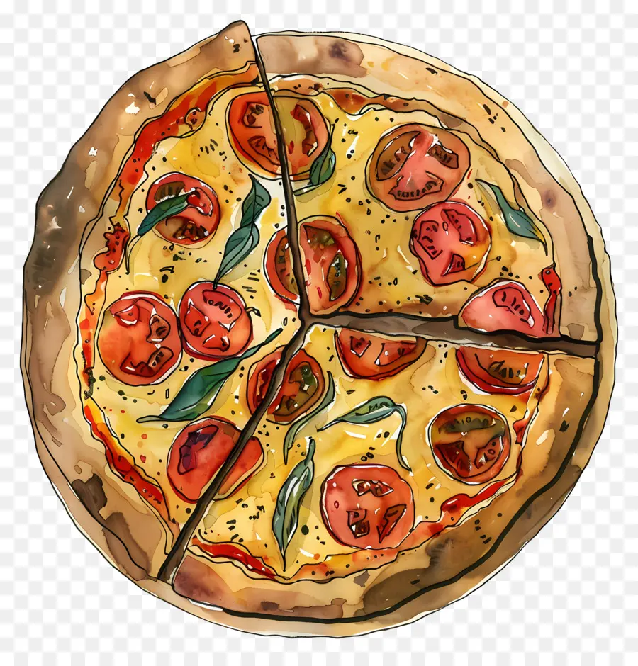 Pizza，Tranche De Pizza PNG