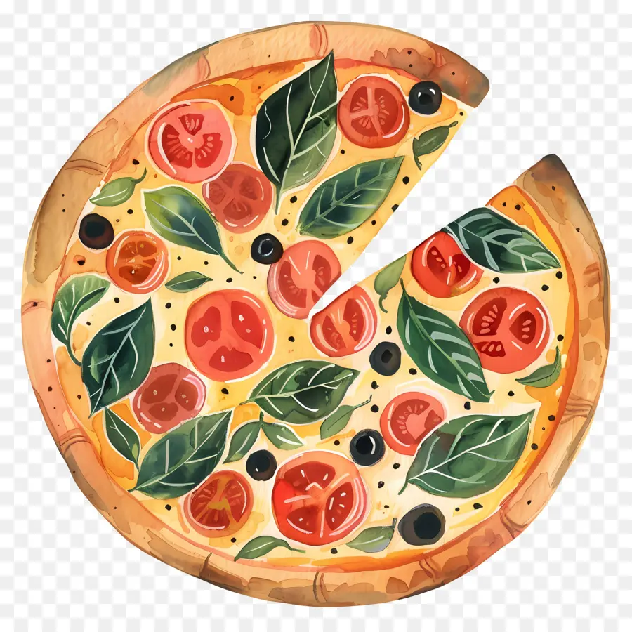 Pizza，Garnitures PNG