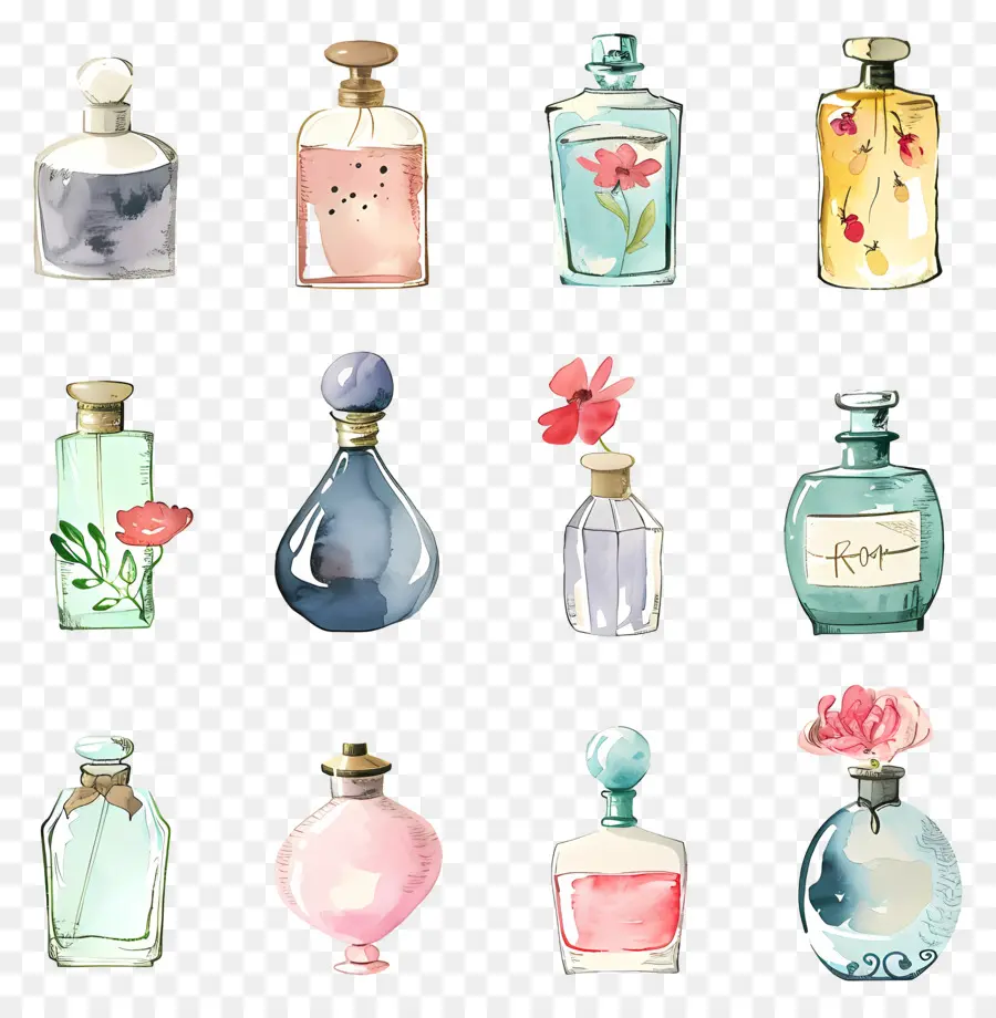 Bouteille De Parfum，Bouteilles De Parfum PNG