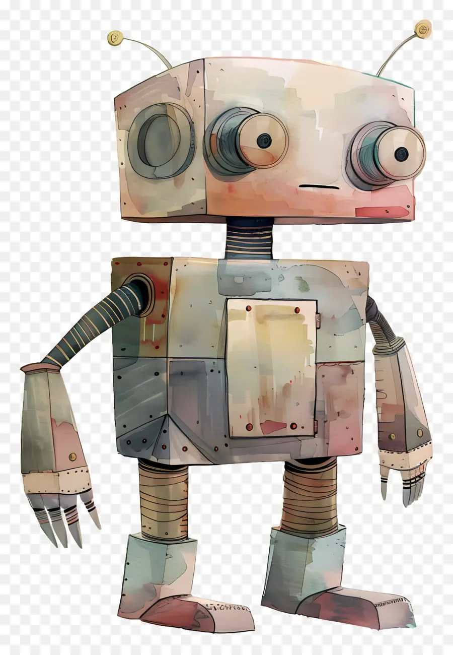 Robot，Morceaux De Métal PNG