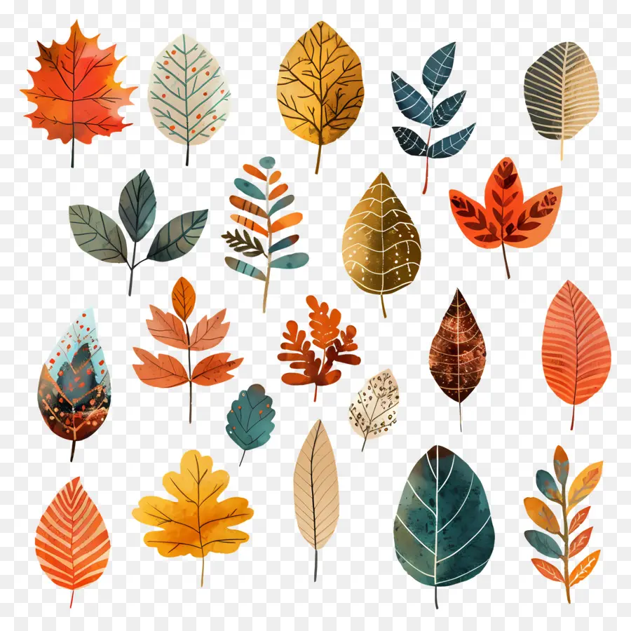 Feuilles D'automne，Automne PNG