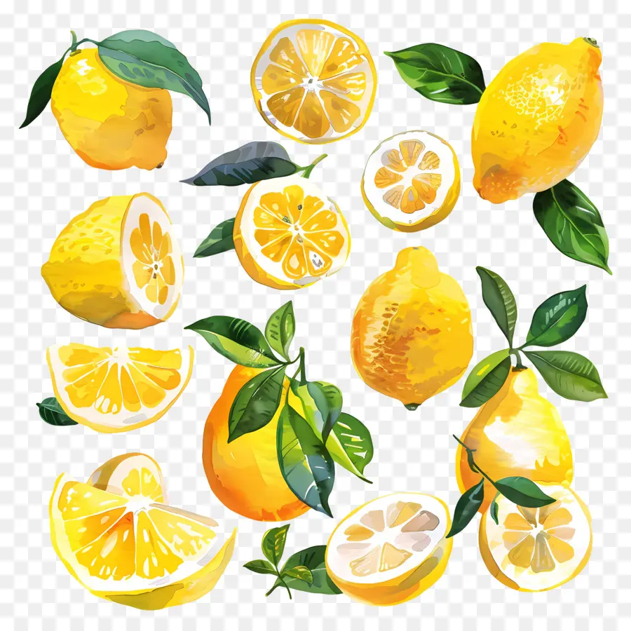 Citron，Citrons Jaunes PNG