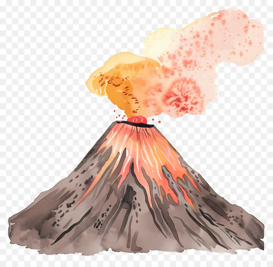 Volcan，éruption PNG
