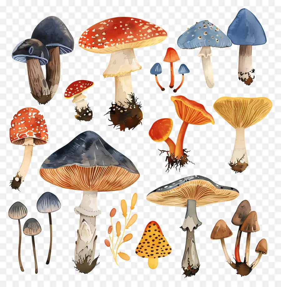 Champignons，Champignons Vénéneux PNG