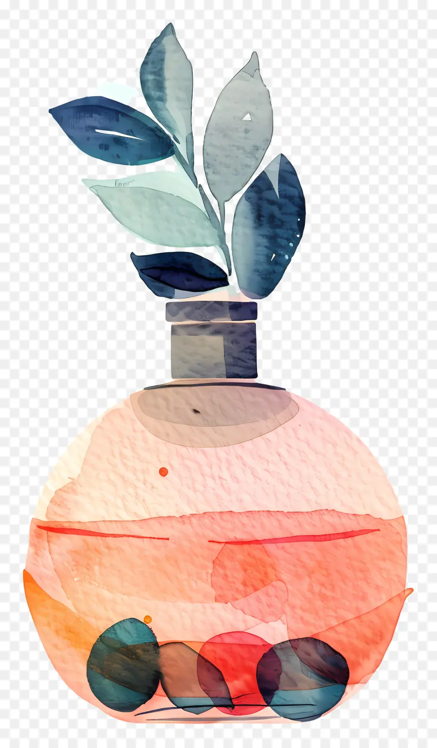 Parfum，Vase Décoré PNG
