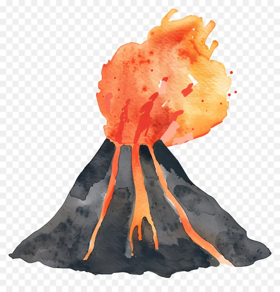 Volcan，L'éruption Du Volcan PNG