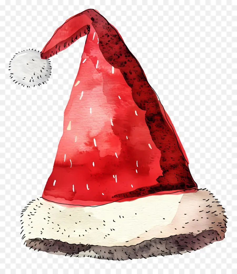Chapeau De Santa，Un Chapeau De Père Noël PNG