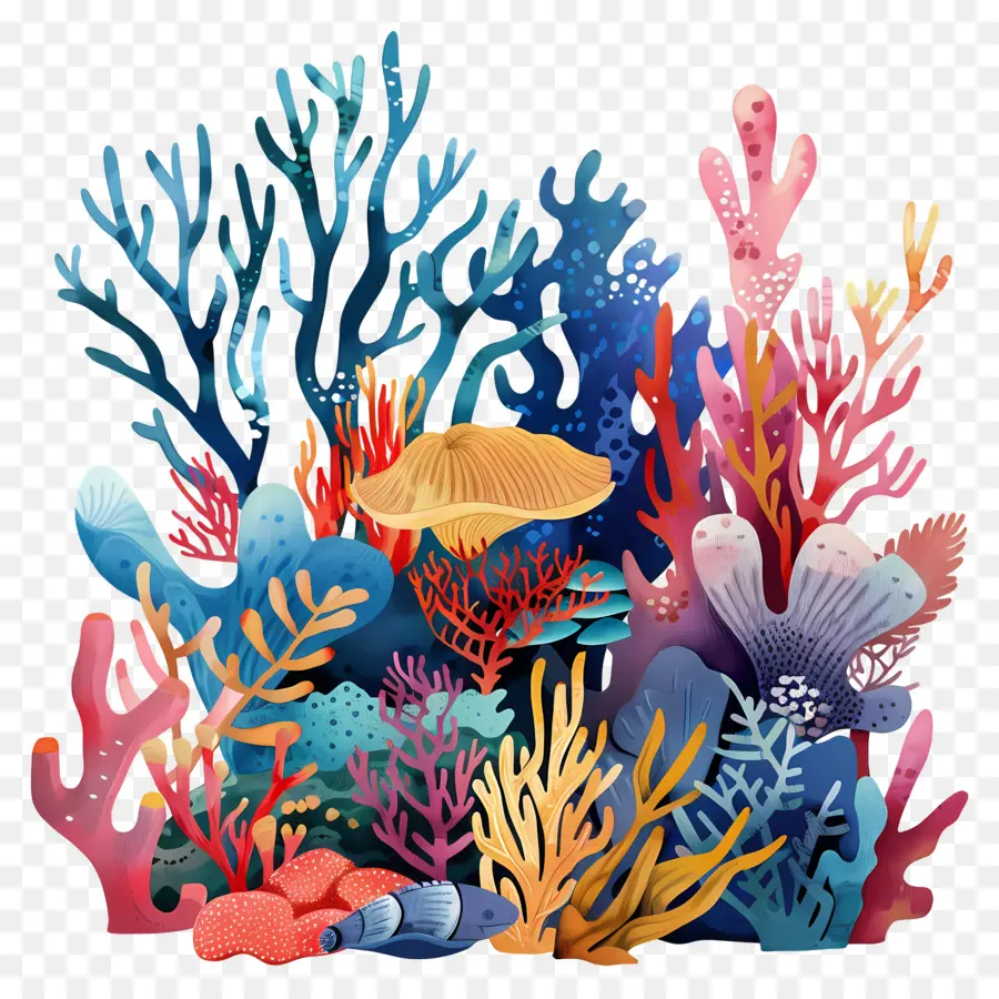 Le Récif De Corail，Sous L'eau Les Plantes PNG