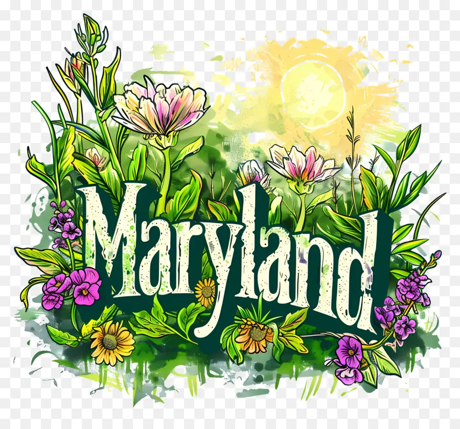 Maryland，Fleurs PNG