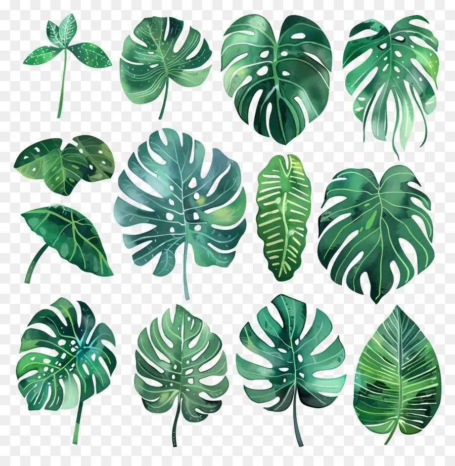 Monstera，Plantes Tropicales PNG