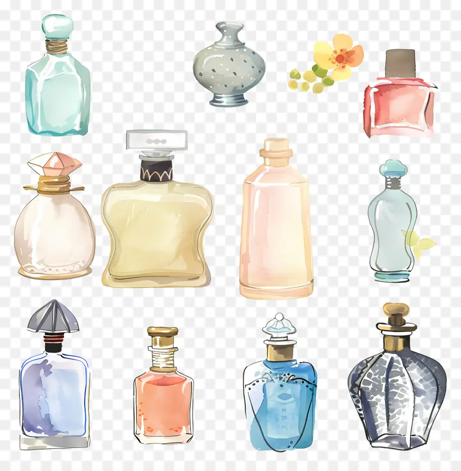 Bouteille De Parfum，Bouteilles De Parfum Vintage PNG